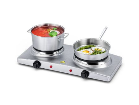 1800W Double Hot Plate Electric Countertop Burner Cheap