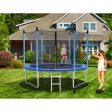 14 Feet Jumping Exercise Recreational Bounce Trampoline with Safety Net Hot on Sale