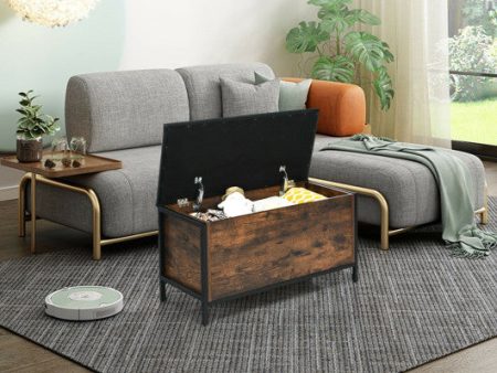 Entryway Flip Top Ottoman Stool with Padded Seat Online Sale