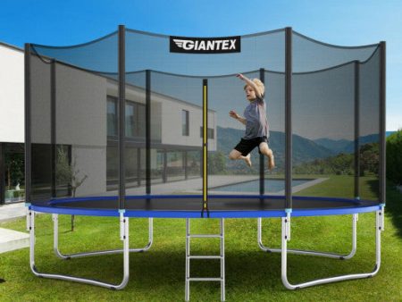 12 14 Feet Trampoline Bounce Jump Combo with Spring Pad-14  For Cheap