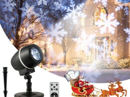 Outdoor Waterproof Christmas Snowflake LED Projector Lights with Remote Control Online