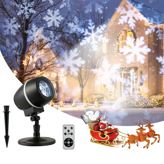 Outdoor Waterproof Christmas Snowflake LED Projector Lights with Remote Control Online