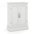 2-Door Freestanding Bathroom Cabinet with Adjustable Shelves-White For Discount