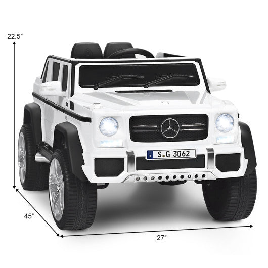 12V Licensed Mercedes-Benz Kids Ride On Car-White Online now