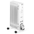 1500W Electric Space Heater with 3 Heat Settings and Safe Protection Sale