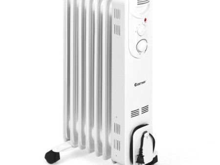 1500W Electric Space Heater with 3 Heat Settings and Safe Protection Sale