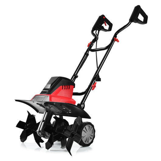 17-Inch 13.5 Amp Corded Electric Tiller and Cultivator 9-Inch Tilling Depth Online