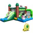 Inflatable Christmas Bouncy House with 735w Blower Discount