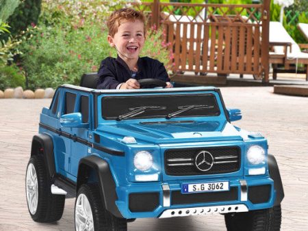 12V Licensed Mercedes-Benz Kids Ride On Car-Navy Online Hot Sale