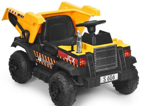 12V Battery Kids Ride On Dump Truck  with Electric Bucket Discount