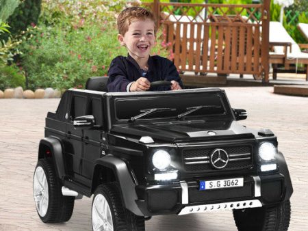 12V Licensed Mercedes-Benz Kids Ride On Car-Black Online