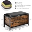 Entryway Flip Top Ottoman Stool with Padded Seat Online Sale