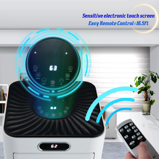 10000 BTU 4-in-1 Portable Air Conditioner with Dehumidifier and Fan Mode-White Sale