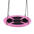 40 Inch Flying Saucer Tree Swing Indoor Outdoor Play Set-Pink Online Sale