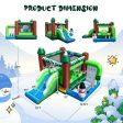 Inflatable Christmas Bouncy House with 735w Blower Discount