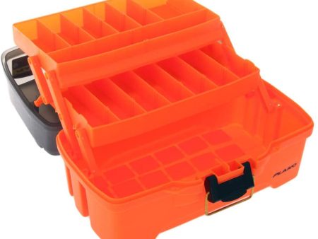 Plano 2-Tray Tackle Box w Dual Top Access - Smoke  Bright Orange [PLAMT6221] Cheap