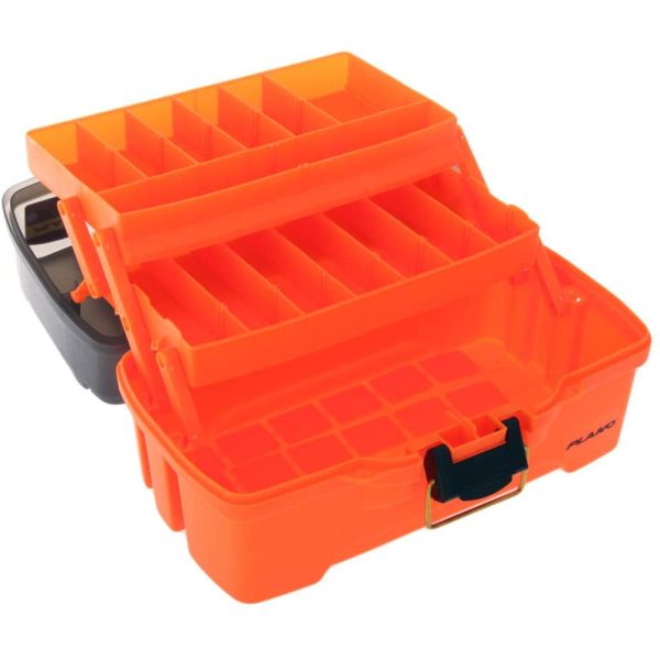 Plano 2-Tray Tackle Box w Dual Top Access - Smoke  Bright Orange [PLAMT6221] Cheap