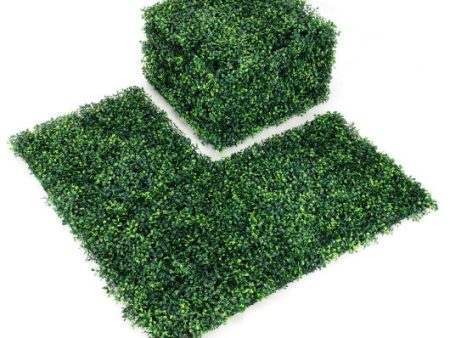 12 Pieces Artificial Boxwood Panels for Wedding Decor Fence Backdrop Discount