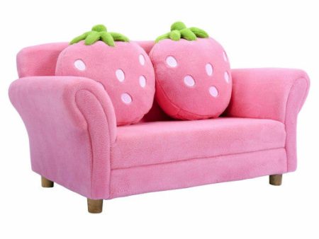 BL PI Kids Strawberry Armrest Chair Sofa-Pink Online