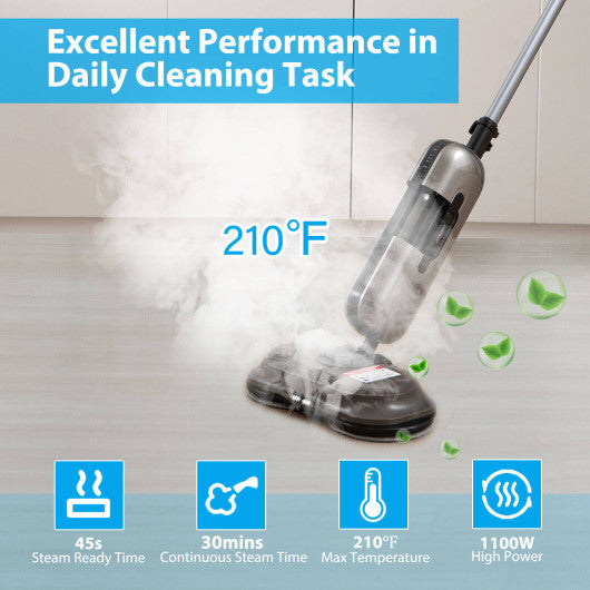 1100W Handheld Detachable Steam Mop with LED Headlights For Cheap