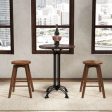 2 Set of 24.5 Inch Counter Height Bar Stool with Rubber Wood Frame For Cheap