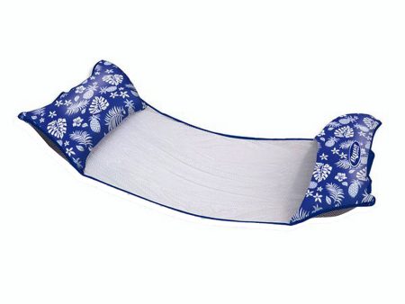 Aqua Leisure 4-In-1 Monterey Hammock Supreme XL 53  x 31.5  - Hibiscus Pineapple Royal Blue [APL18904S2] Hot on Sale