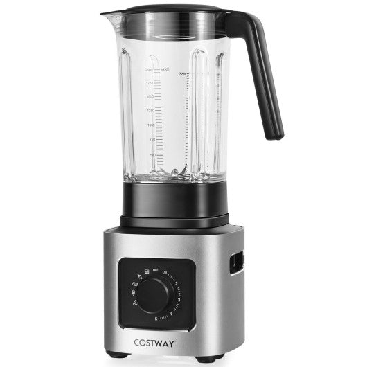 1500W 5-Speed Countertop Smoothie Blender with 5 Presets and 68oz Tritan Jar-Silver Online