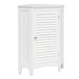 Corner Storage Cabinet Free Standing Bathroom Cabinet with Shutter Door Discount