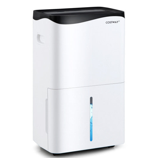 100-Pint Dehumidifier with Smart App and Alexa Control for Home and Basements-White on Sale