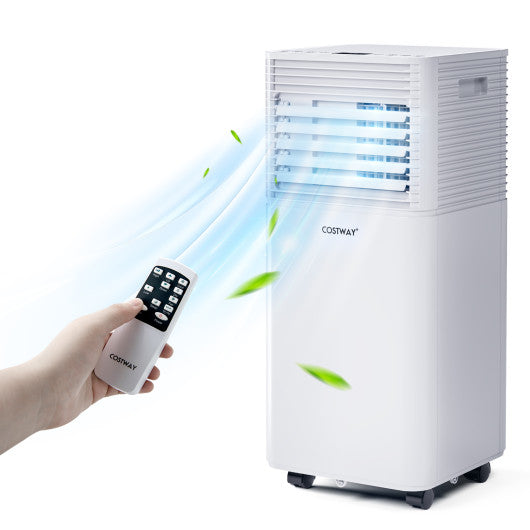 10000 BTU Air Cooler with Fan and Dehumidifier Mode-White For Discount