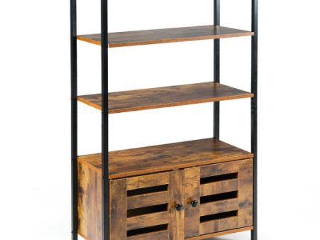 Industrial Storage Shelf with 2 Shutter Doors Online