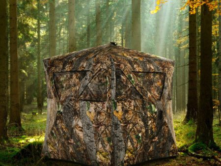 3 Person Portable Pop-Up Ground Hunting Blind with Tie-downs Hot on Sale