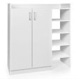 Freestanding Shoe Cabinet with 3-Postition Adjustable Shelves-White Hot on Sale