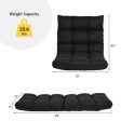 14-Position Adjustable Folding Lazy Gaming Sofa-Black Online