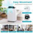 13000 BTU Portable 4-in-1 Air Conditioner with App and Voice Control-White Fashion