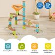 Bamboo Build Run Toy with Marbles for Kids Over 4 Cheap