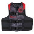 Full Throttle Adult Nylon Life Jacket - 4XL 7XL - Red Black [112200-100-110-22] Cheap