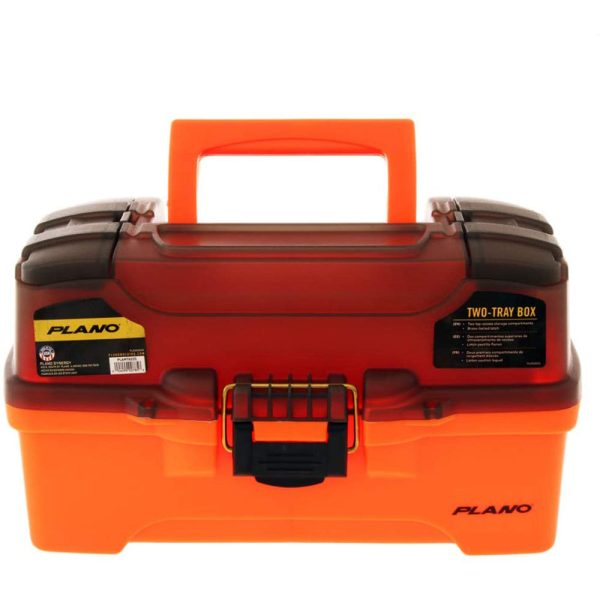 Plano 2-Tray Tackle Box w Dual Top Access - Smoke  Bright Orange [PLAMT6221] Cheap