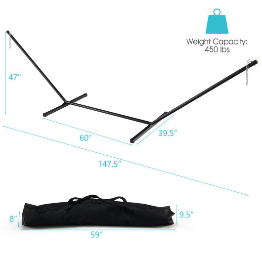 2-Person Heavy-Duty Hammock Stand with  Storage Bag For Cheap