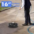 16 Inch Pressure Washer with 2 Spray Nozzles and 1 4-inch Quick-connect Extension Wands For Sale