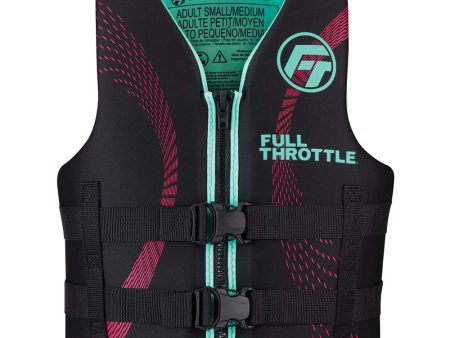 Full Throttle Adult Rapid-Dry Life Jacket - L XL - Aqua Black [142100-505-050-22] Online Sale