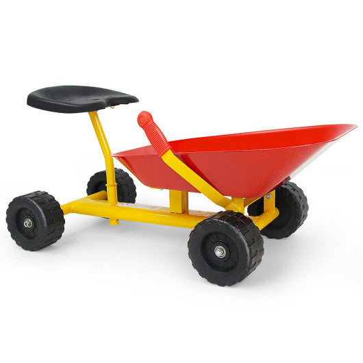 8  Heavy Duty Kids Ride-on Sand Dumper w  4 Wheels-Red Online now