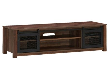 TV Stand Entertainment Center for TV s up to 65 Inch with Adjustable Shelves-Brown Online