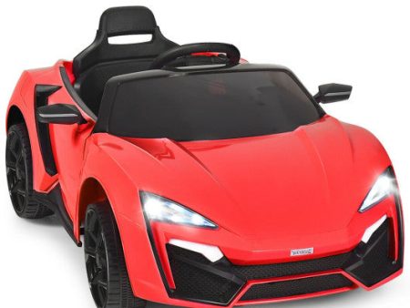 12V 2.4G RC Electric Vehicle with Lights-Red Sale