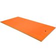 12 x 6 Feet 3 Layer Floating Water Pad-Orange on Sale