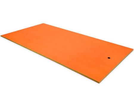 12 x 6 Feet 3 Layer Floating Water Pad-Orange on Sale