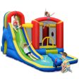 Inflatable Kid Bounce House Slide Climbing Splash Park Pool Jumping Castle Without Blower Fashion