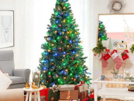 7 Feet Christmas Tree Pre-Lit  3-Minute Quick Shape For Cheap