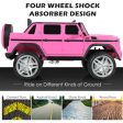 12V Licensed Mercedes-Benz Kids Ride On Car-Pink Fashion