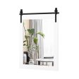 30 x 22 Inch Wall Mount Mirror with Wood Frame-White For Cheap